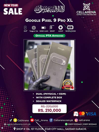 New Year Sale Google Pixel 9 Pro XL CELLARENA