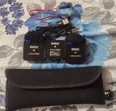 RODE Wireless GO 2 Mic Dual Transmitter Original & Like New