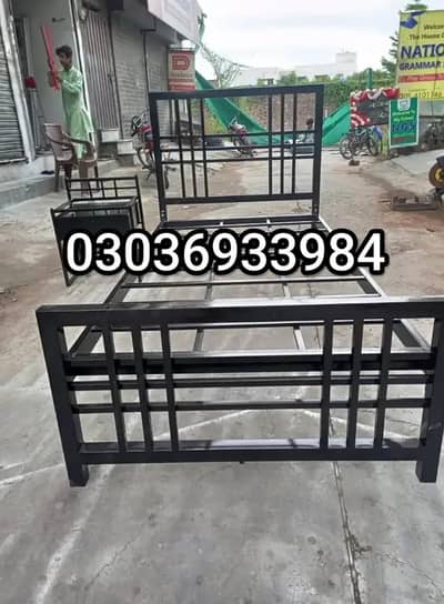 iron single Bed|iron Dubble bed|Bed set|iron furniture 03036933984