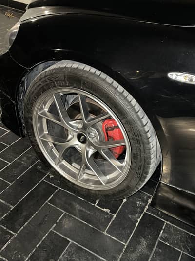 Bbs FI-R bmw style light weight rims with new tyres.