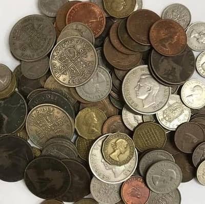 Vintage coins from England  British