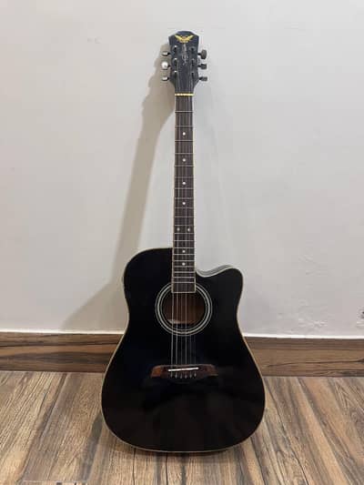 Guitar semi acoustic professional jumbo size