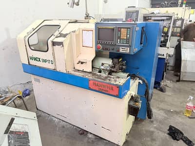 CNC Swiss lathe machine SNP 17D with 2 Live tool