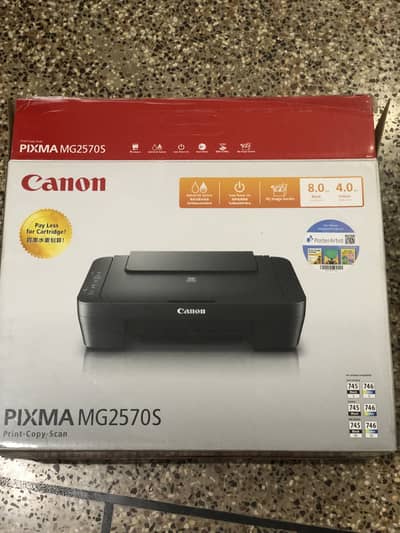 Canon pixma mg2570s (used) all in one printer