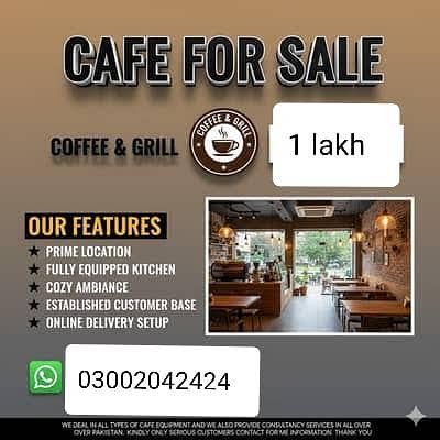 chalta HOA cafe for sale
