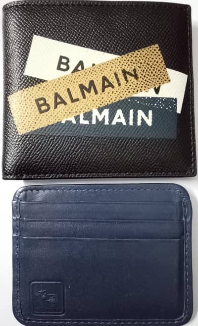 BALMAIN WALLET & CARD HOLDER POUCH