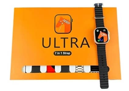  Ultra Smart Watch (7 in 1 Straps Edition) - Brand New