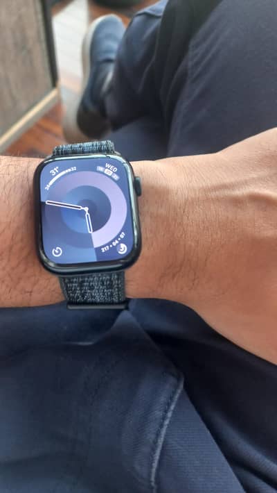 apple watch 7 45mm midnight color condition good
