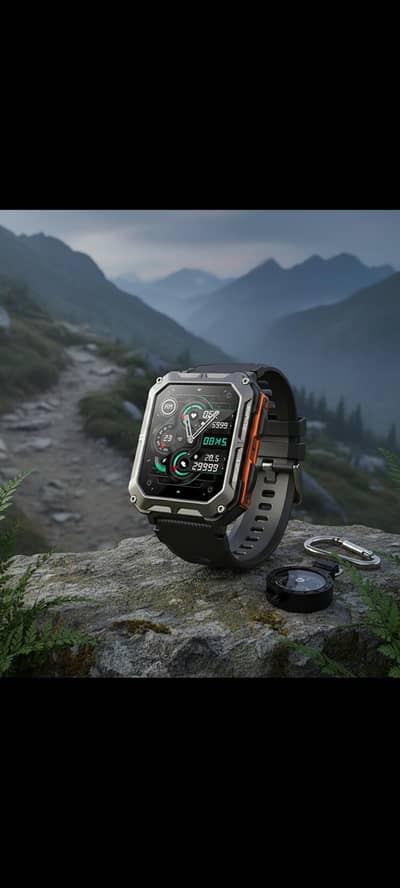 C20 Pro Rugged Smartwatch – 1.83" HD Display