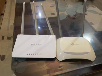 tenda 3 antina + tp link 2 antina wifi router