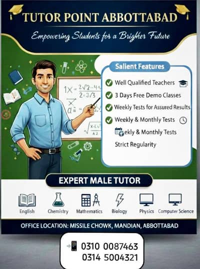 Home Tutor Available for All levels