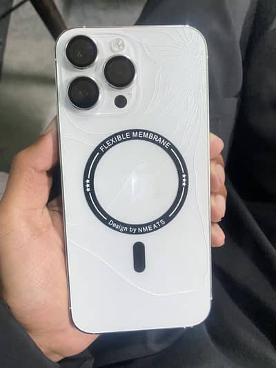 14 pro max 128gb Battery 88% display change + Back crack eSIM active