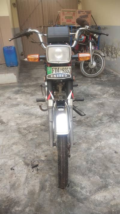 United 70cc model 20/21 register number+smat card Whatsapp 03462595041