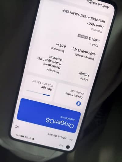 OnePlus 8t 8/128 10/10 condition duel approved h All bank ap working