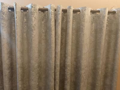 valvet grey curtains