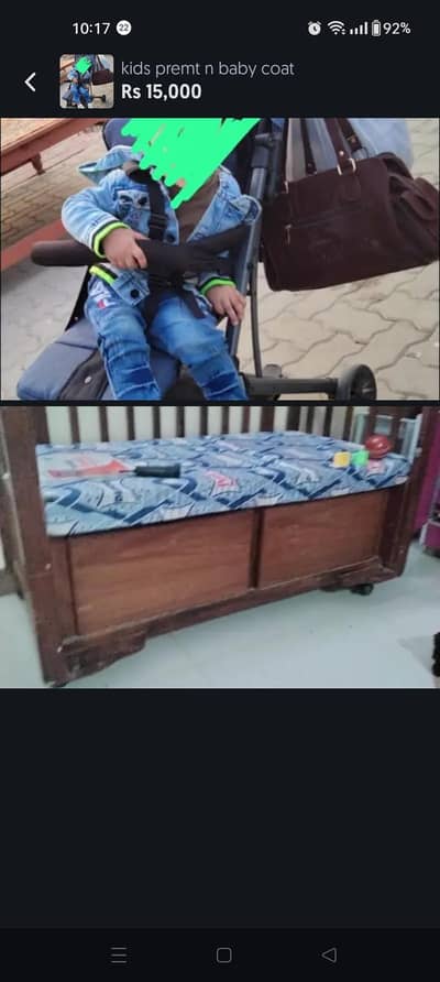 kids prampt b baby coat