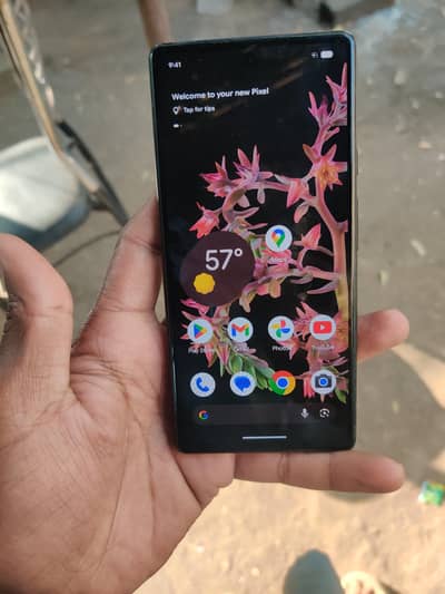 Google pixel 6 non pta back crack  6/128 dual sim Esim