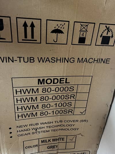 Haier HWM 80-100SR 8 KG Washing Machine