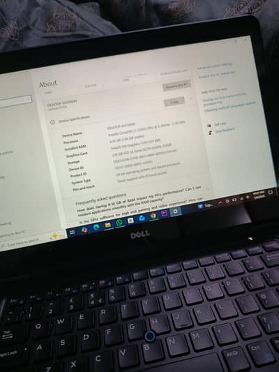 Dell Core I5 5th generation laptop