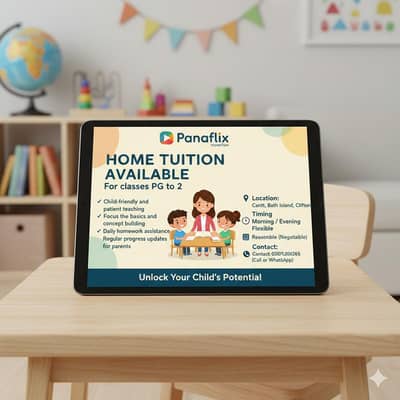 Home Tuition Available – Nursery to Class 2
