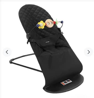 Bouncer | Newborn Rocking Chair With Toys | Black