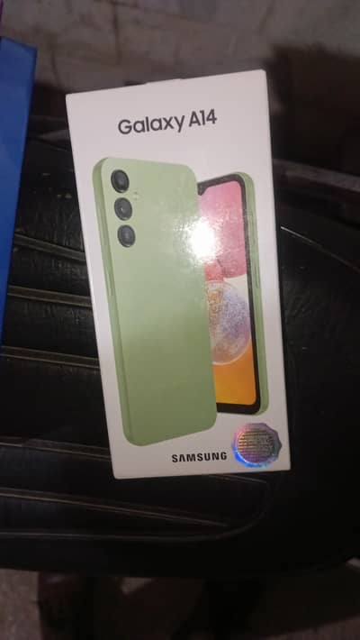 A14 box packed , even lamination of box is also on it , not opened yet