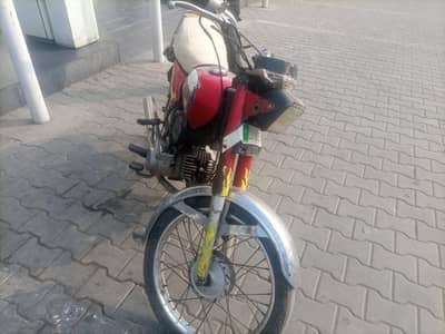 Yamaha motorcycle red colour original hai