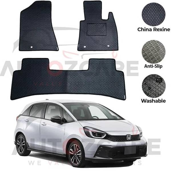 Honda Fit China Rexine Floor Mat 3PCS - Model 2021-2025