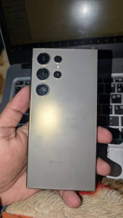 s24 ultra 12gb 256gb with original box only zong sim work krti