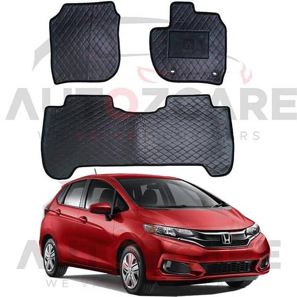 Honda FIT 7D Floor Mat ( Flat Style ) 3PCS - Model 2016-2020
