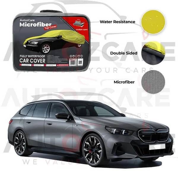 BMW i5 Microfiber Car Top Cover - Model 2023-2025