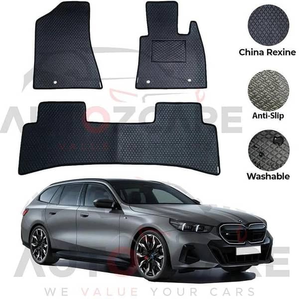 BMW I5 China Rexine Floor Mat 5PCS - Model 2023-2025