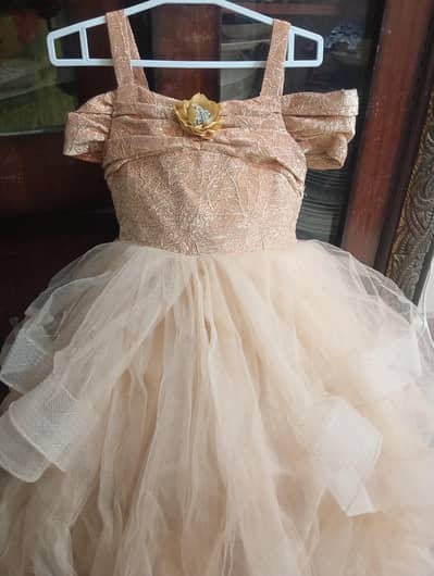 golden frock