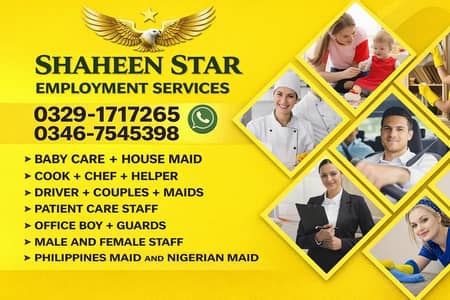 Maids/Babysitter/Cook/Driver/Patient Care/Nanny/Helper /Available