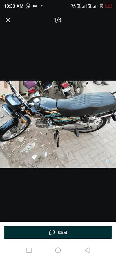 Unique 70 Bike 2025 April just 4111 KMS Driven