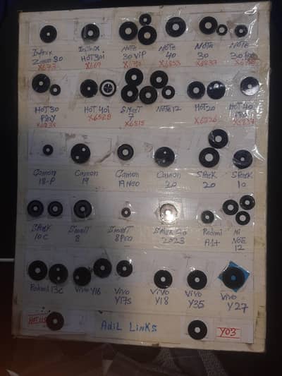 camera glass and sim tray