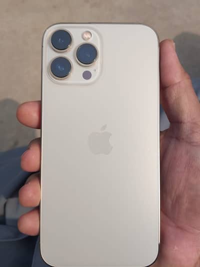 I phone 13 pro max gold color non pta 97 battery health 256