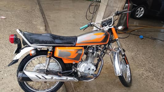 Honda CG 125 Demand 140 registration number 804