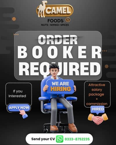 ORDER BOOKER REQUIRED