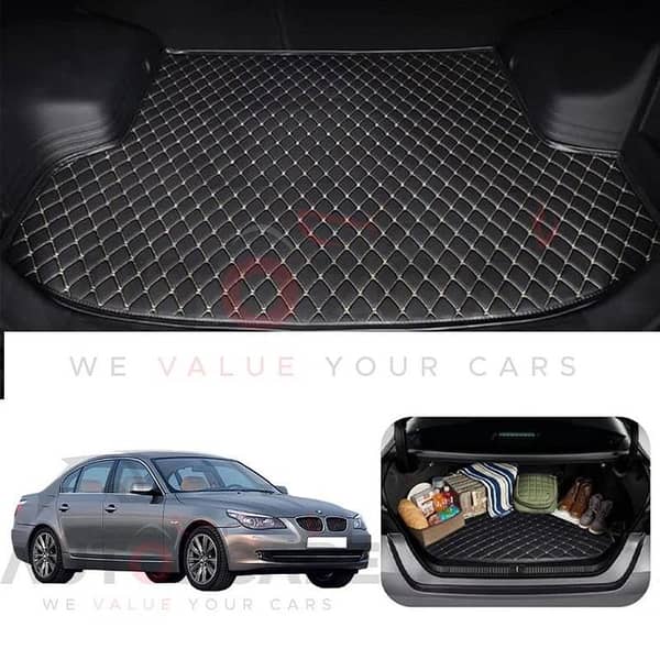 BMW 520/530 7D Custom Car Trunk Mat - Model 2003-2010