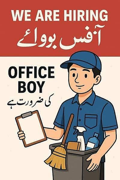 Office Boy Required, PWD Road Islamabad