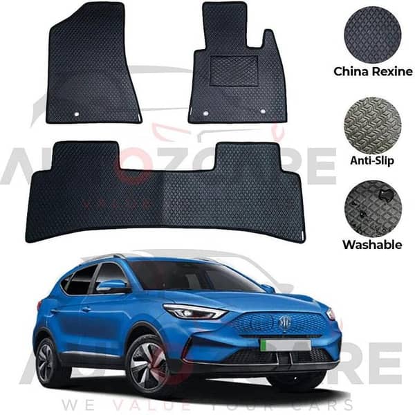 MG ZS EV China Rexine Floor Mat 3PCS - Model 2021-2025