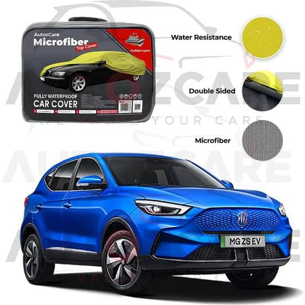 MG ZS EV Microfiber Car Top Cover - Model 2021-2025