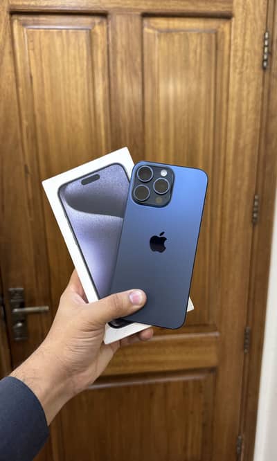 IPhone 15 Pro Max 256GB 100% BH WATERPACK PTA APPROVED