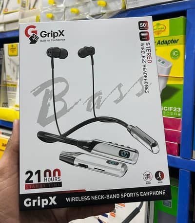 wireless neckband 50 hour battery backup