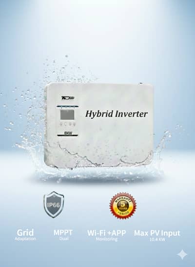 TD 8kW Hybrid Solar Inverter - IP66 Single Phase 48V - By Enon Traders