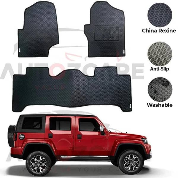 BAIC BJ40 China Rexine Floor Mat 3PCS - Model 2020-2025