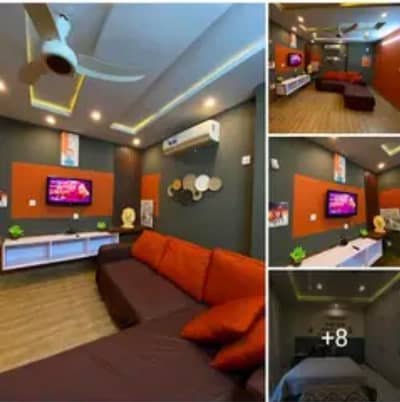 one bed furnished apartment for perday