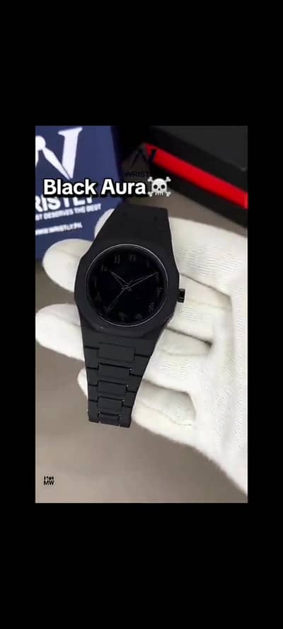 beautiful black aura watch