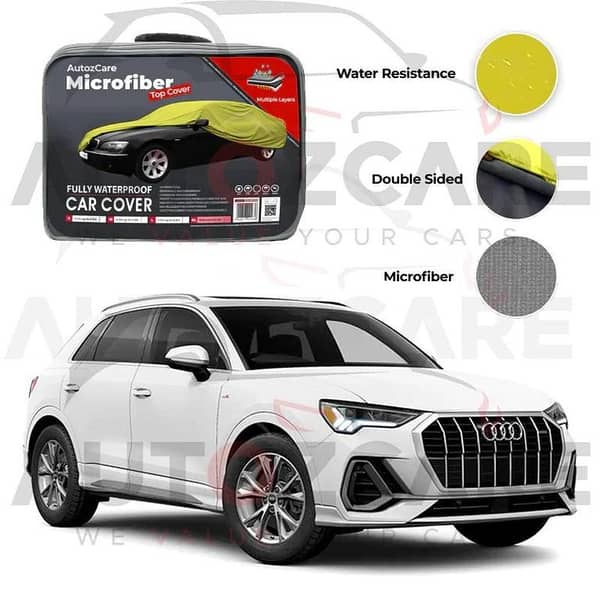Audi Q3 Microfiber Car Top Cover - Model 2019-2025